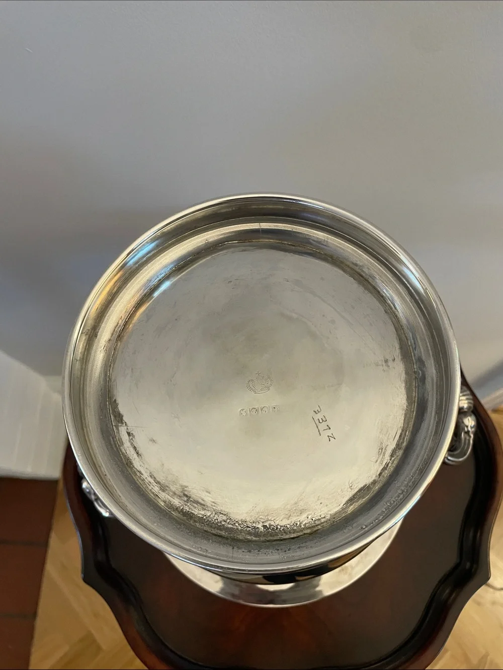 Vintage Silver Plated Double-Handled Trophy Ice Bucket